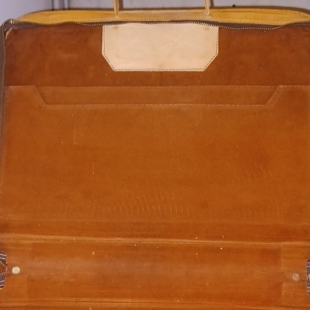 PYMSA Mexico Leather Portfolio Briefcase - Picture 9 of 13